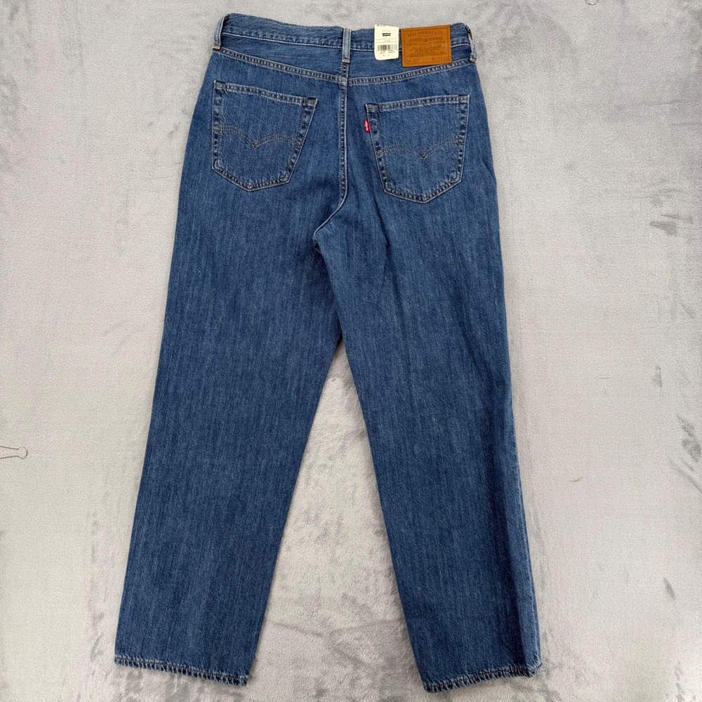 Levis Premium 568 Loose Straight Lightweight Linen Cotton Jeans Men's Sz 31x32 - Picture 7 of 16